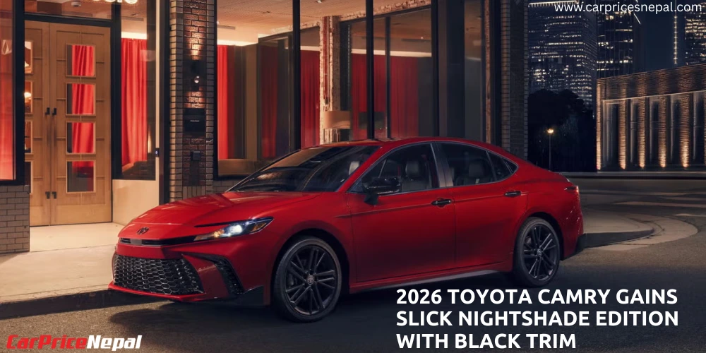 2026 Toyota Camry With New Edition